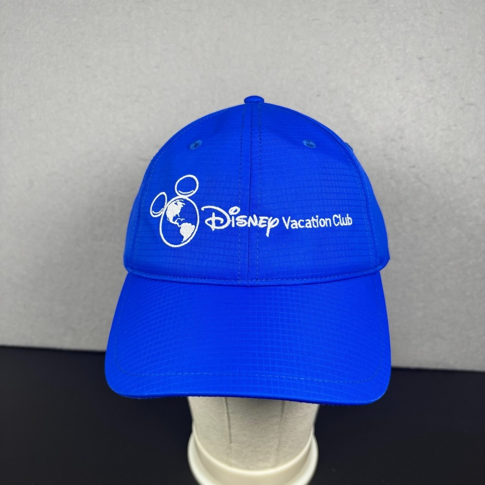 Disney Vacation Club Member Hat- Blue with White Embroidery Unisex Adult OSFM
